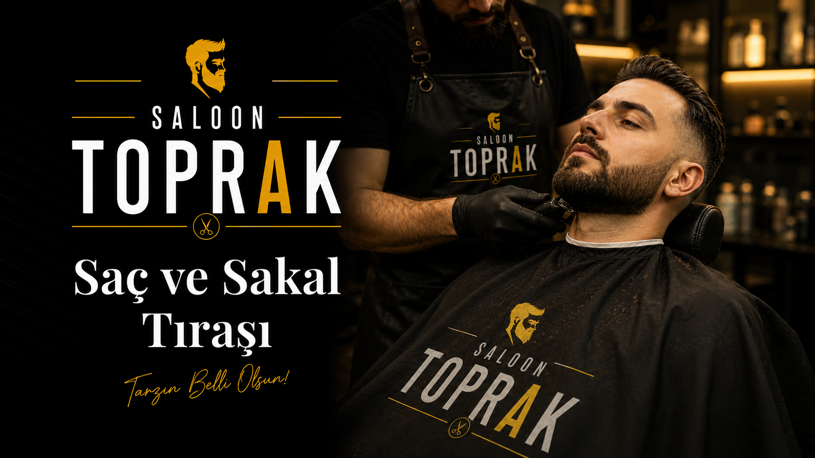 Saloon Toprak saç ve sakal tıraşı hizmeti