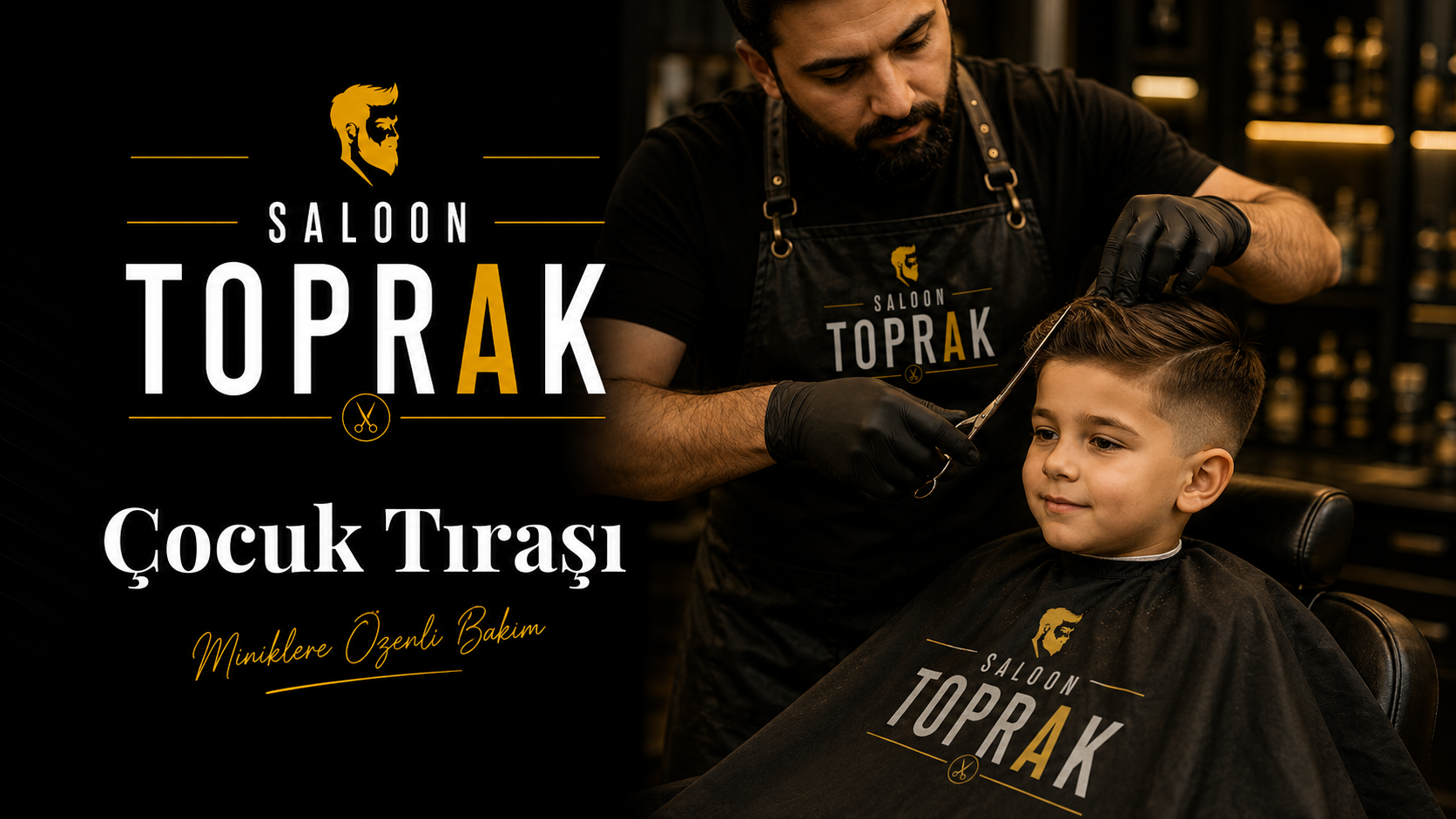 Saloon Toprak Maltepe çocuk tıraşı