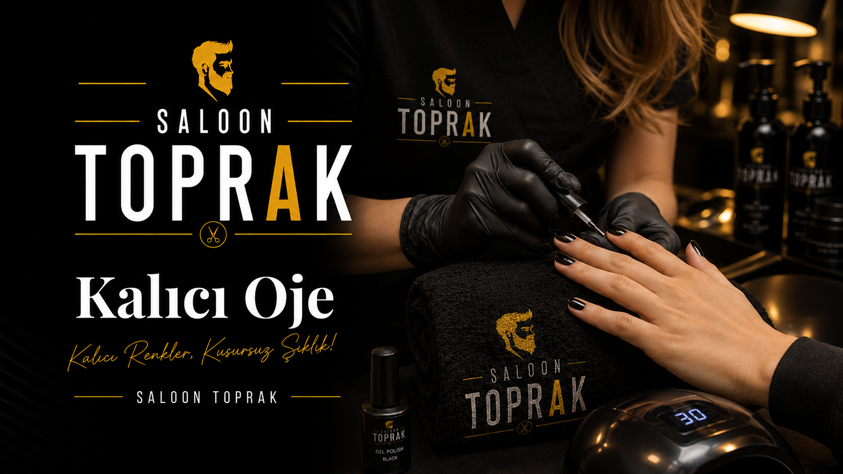 Saloon Toprak kalıcı oje hizmeti